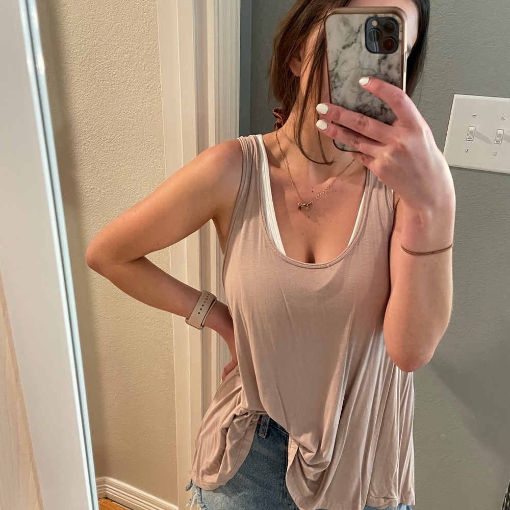 Tan tank top